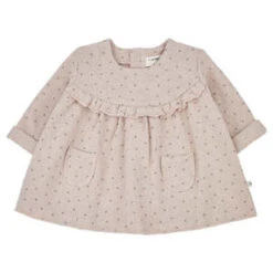 1+ In The FamilyKids 1+ In The Family Baby Elke Dress - Pink With Dots