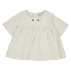 1+ In The FamilyKids 1+ In The Family Baby Enea Dress - Cream