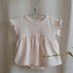 1+ In The FamilyKids 1+ In The Family Baby Gala Dress - Cream/Dashes