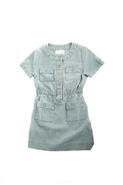 3.1 Phillip LimKids 3.1 Phillip Lim Shortsleeve Dress - Blue Denim