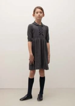 CaramelKids Caramel ANETO GIRL DRESS - DARK GREY MELANGE