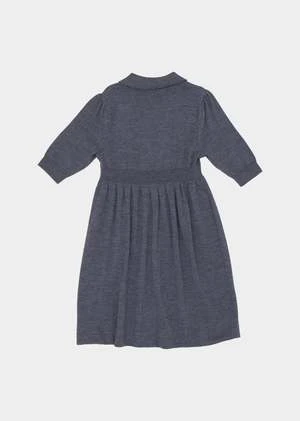 CaramelKids Caramel ANETO GIRL DRESS - DARK GREY MELANGE - Image 5
