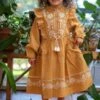 Louise MishaKids Louise Misha Andrana Dress - Cinnamon