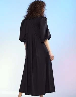 CYNTHIA ROWLEYAnnabelle Cotton Maxi Dress - Black - Image 8