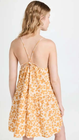 Apiece ApartBiba Mini Dress - Resist Floral Cream - Image 3