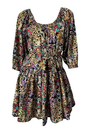 Apiece ApartDavina Mini Dress - Wildflowers Pink