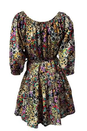 Apiece ApartDavina Mini Dress - Wildflowers Pink - Image 3