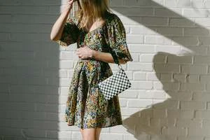 Apiece ApartDavina Mini Dress - Wildflowers Pink - Image 7