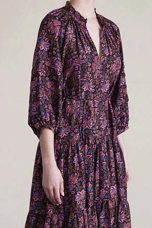 Apiece ApartTrinidad Maxi Dress - Folk Folliage - Image 3