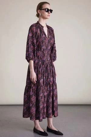 Apiece ApartTrinidad Maxi Dress - Folk Folliage - Image 2