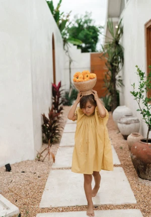 Son & DaughterKids Son & Daughter Aria Embroidery Dress