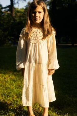 The New Societykids The New Society Artemisa Dress - Vanilla