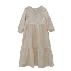 Nico NicoKids Nico Nico Athena Maxi Dress - Peach Stripe