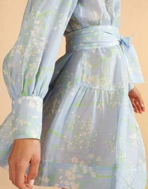 CYNTHIA ROWLEYBaby's Breath Shirt Dress - LTBLU - Image 5