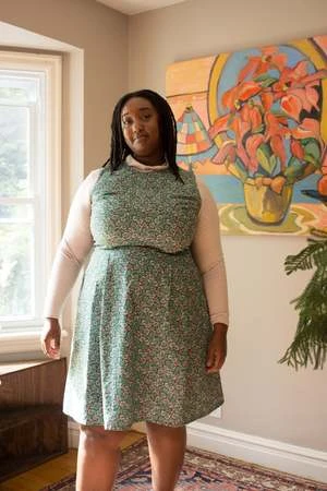 Birds Of North AmericaPeafowl Dress - Strawberry Blossom