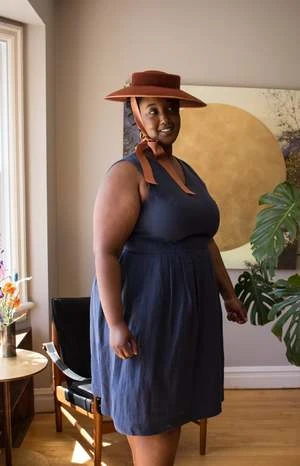 Birds Of North AmericaTammie Norrie Dress - Indigo - Image 3