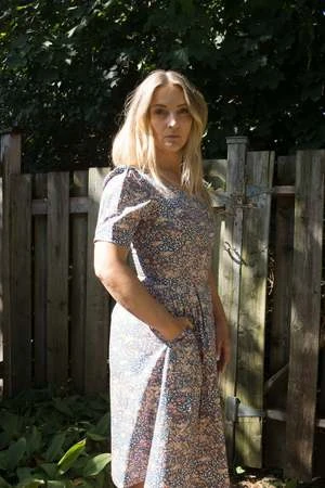 Birds Of North AmericaWinter Chippy Dress - Blue - Image 2