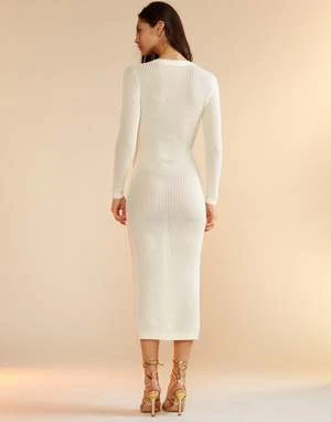 CYNTHIA ROWLEYBondi Crochet Knit Dress - Image 9