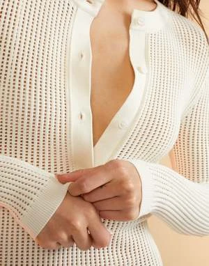 CYNTHIA ROWLEYBondi Crochet Knit Dress - Image 10