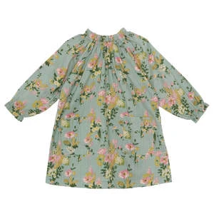 BontonKids Bonton Dahli Dress - Vintage Floral Green