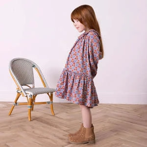 BontonKids Bonton Daria Dress - Blockprint - Image 5