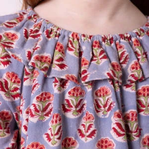 BontonKids Bonton Daria Dress - Blockprint - Image 6