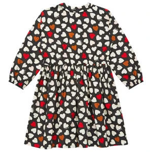 BontonKids Bonton Frida Dress - Marine Blue Hearts - Image 2