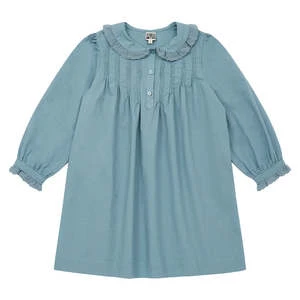 BontonKids Bonton Garance Dress - Grey Blue
