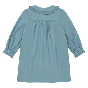 BontonKids Bonton Garance Dress - Grey Blue - Image 2