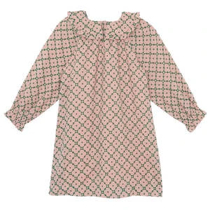 BontonKids Bonton Heidi Dress - Pink Geometric Print - Image 2