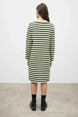 KowtowBreton Dress - Deep Green Stripe - Image 5