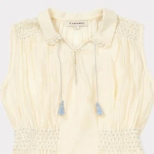 CaramelKids Caramel Brezel Kids Dress - Pale Yellow - Image 3