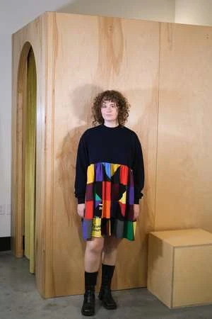 CarleenLorilyn Dress - Navy Multi - Image 3