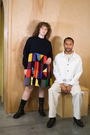 CarleenLorilyn Dress - Navy Multi - Image 8