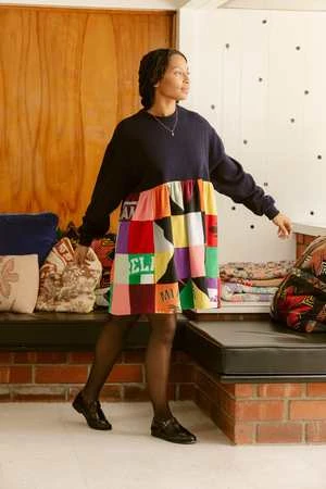 CarleenLorilyn Dress - Navy Multi - Image 13