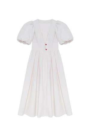 Le Petit TrouCharlie Dress - Cream - Image 5