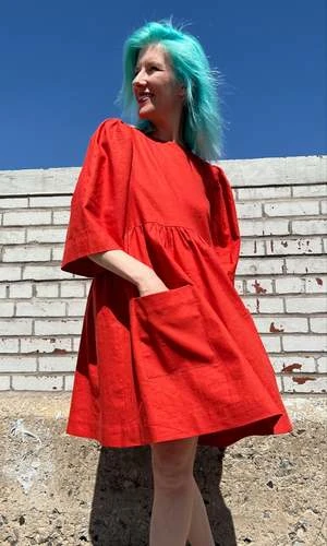 Birds Of North AmericaChimney Swift Dress - Poppy - Image 5