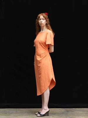 Rightful OwnerClara Dress - Orange Sherbert - Image 3