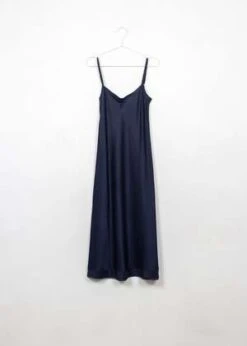 Brazeau TricotClassic Petal Slip Dress - Navy