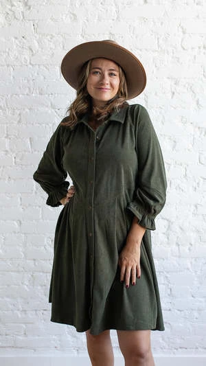 American FitCorley Dress - Forest Green - Image 3