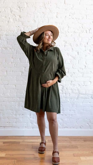 American FitCorley Dress - Forest Green