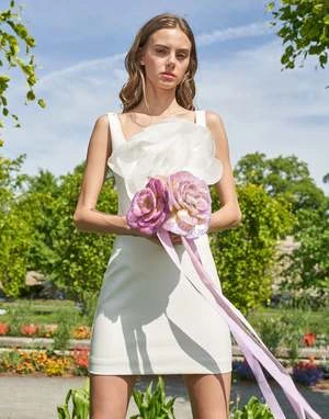 CYNTHIA ROWLEYSofia Organza Flower Dress