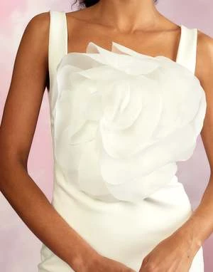 CYNTHIA ROWLEYSofia Organza Flower Dress - Image 8