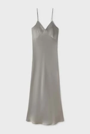 Silk LaundryDeco Rouleau Dress - Moon - Image 2