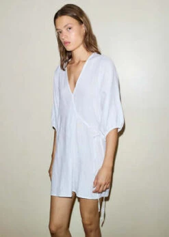 Deiji StudiosThe Thread Line Dress - White