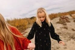 Bebe OrganicKids Bebe Organic Dora Dress - Peppercorn