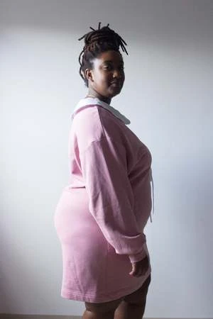 Eliza FaulknerDarcy Sweater Dress - Pink - Image 3