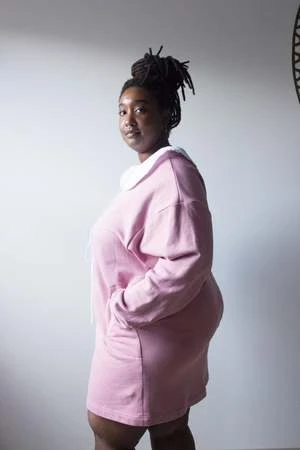 Eliza FaulknerDarcy Sweater Dress - Pink - Image 2