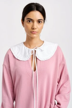 Eliza FaulknerDarcy Sweater Dress - Pink - Image 6