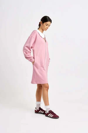 Eliza FaulknerDarcy Sweater Dress - Pink - Image 8